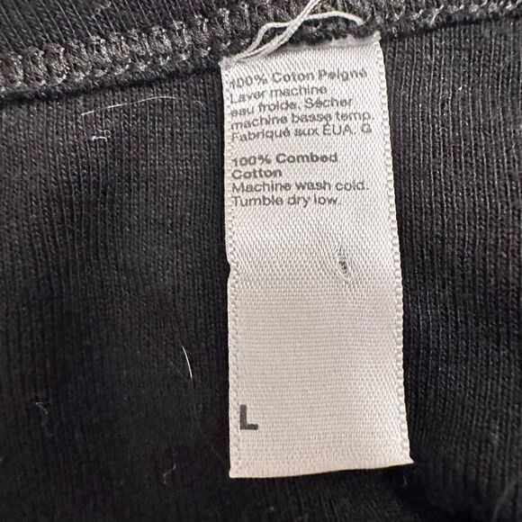 Gasparilla Girl Womens Top Short Sleeve Rhinestone V-neck Tees Black Large - Picture 3 of 3